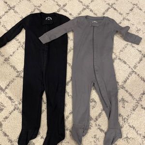 Primary, 100% organic cotton, footed sleepers, 6-9 months
